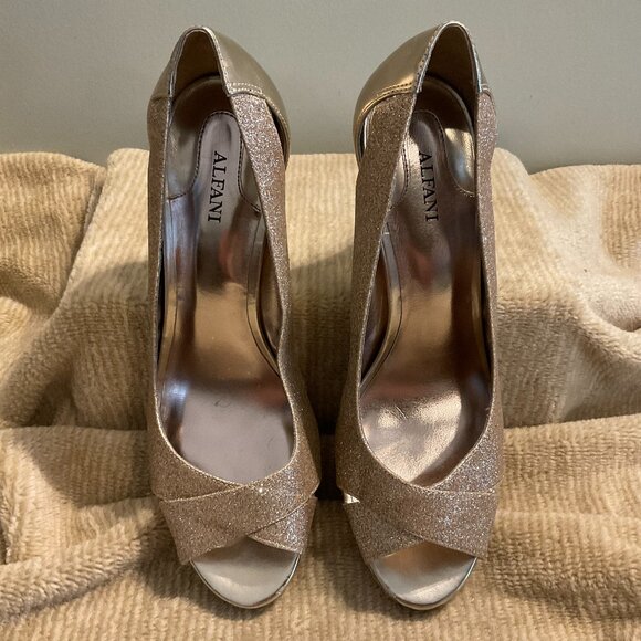 ALFANI Evening Sandal Heels - Size 9M Shoes - Picture 1 of 8